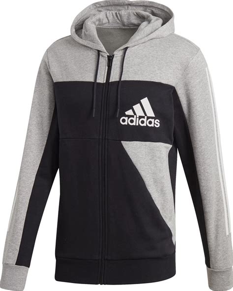 grijs adidas vest|adidas sport hoodie.